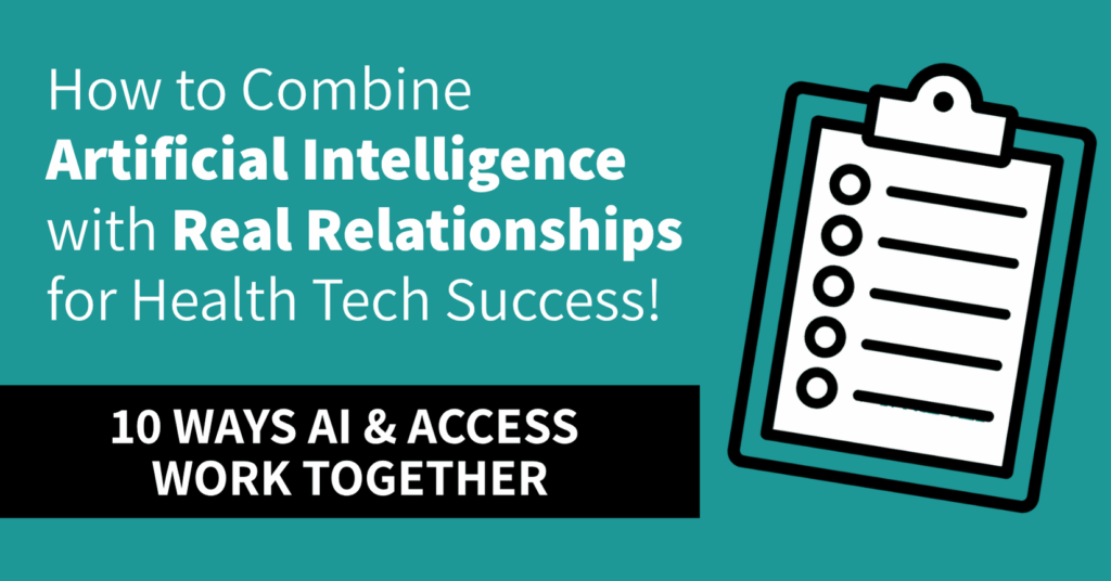 AI and relationships boost health tech success.